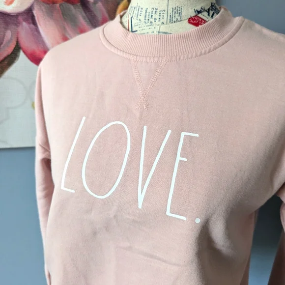 Rae Dunn LOVE. sweatshirt - Picture 2 of 6